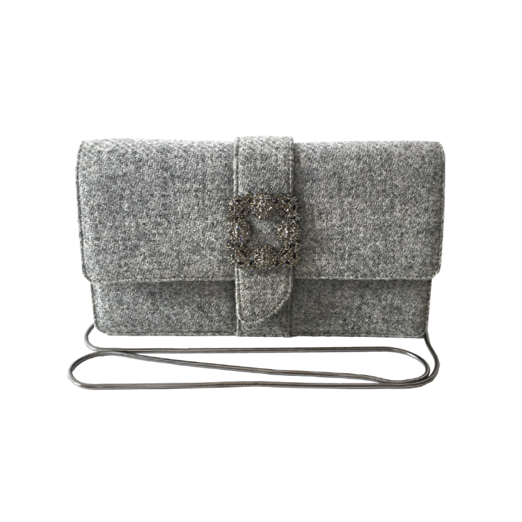 Rent | Manolo blahnik Grey Tweed 